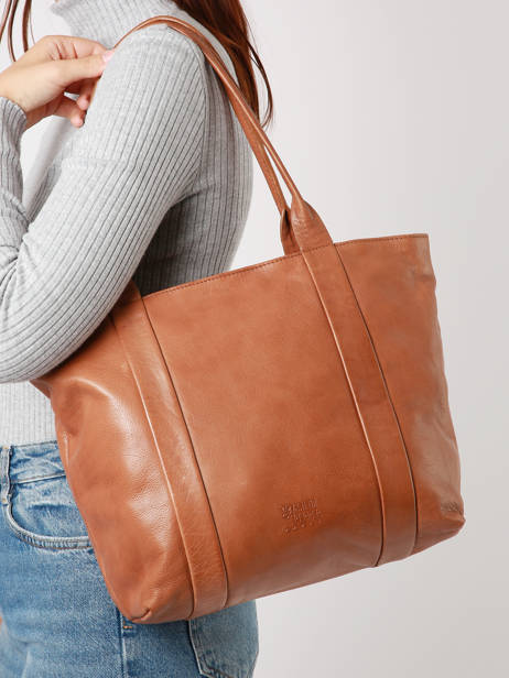 Sac PortÃ© Ã©paule Basilic pepper Marron smart BSMA06 vue secondaire 1