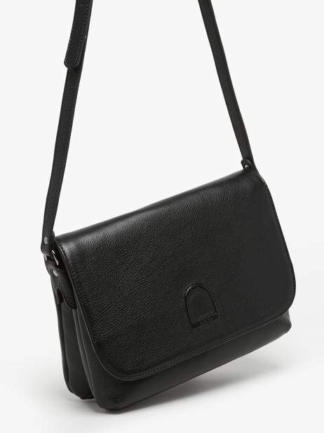 Sac BandouliÃ¨re Balade Cuir Etrier Noir balade EBAL19 vue secondaire 2