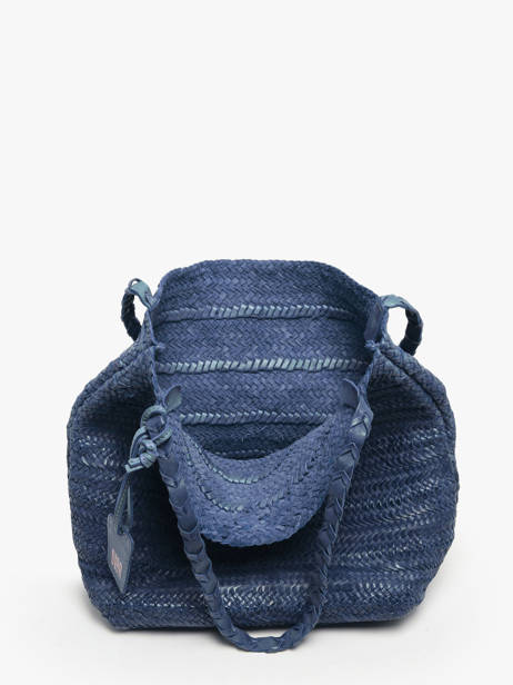 Sac PortÃ© Ã©paule Heritage Cuir Biba Bleu heritage RUB1L vue secondaire 3