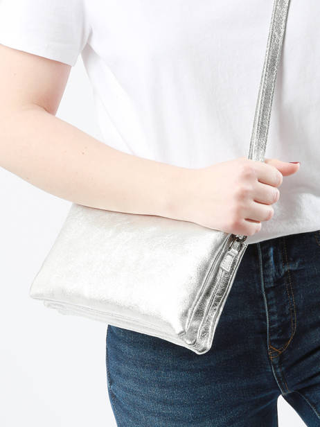 Sac Bandoulière Nine Milano Argent nine NI23116 vue secondaire 1