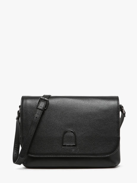 Sac BandouliÃ¨re Balade Cuir Etrier Noir balade EBAL19