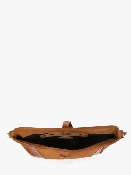 Sac PortÃ© Ã©paule Luna Cuir Great by sandie Beige luna SNA vue secondaire 3