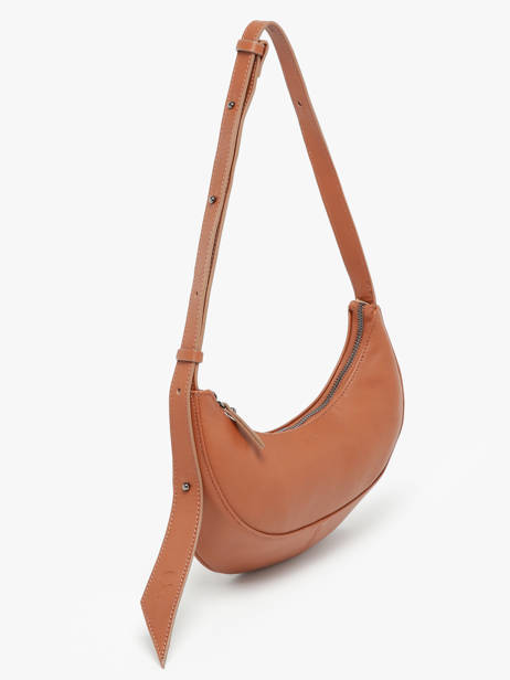 Sac BandouliÃ¨re S Sosoomao Cuir Etrier Marron sosoomao ECSO057S vue secondaire 2