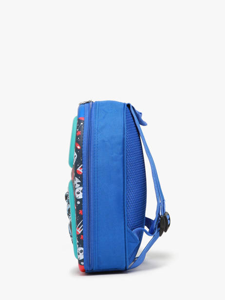 Mini Sac Ã  Dos Miniprix Bleu animal 88 vue secondaire 2