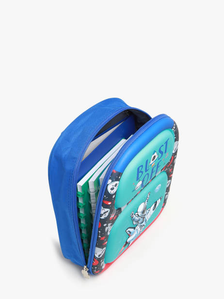 Mini Sac Ã  Dos Miniprix Bleu animal 88 vue secondaire 3
