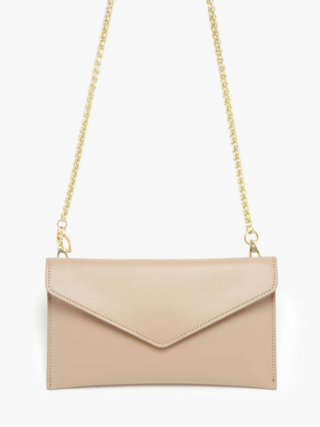 Pochette De Soirée M Paddock Cuir Etrier Beige paddock TLOS1670 vue secondaire 2