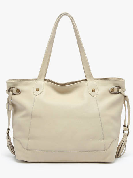 Sac PortÃ© Ã©paule Cow Cuir Basilic pepper Beige cow 155N vue secondaire 4
