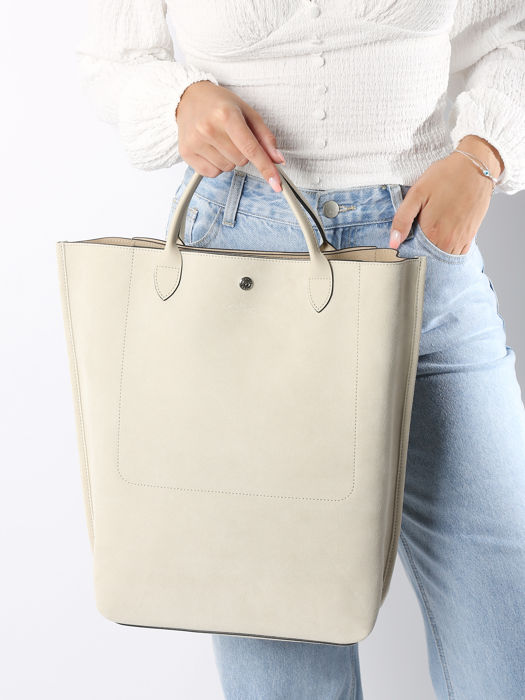 Longchamp Cabas longchamp velours Sacs portÃ© main Beige