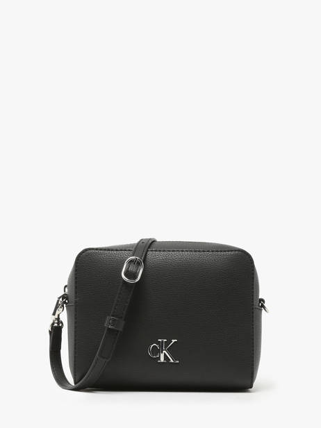 Sac BandouliÃ¨re Minimal Mono Polyester RecyclÃ© Calvin klein jeans Noir minimal mono K612719