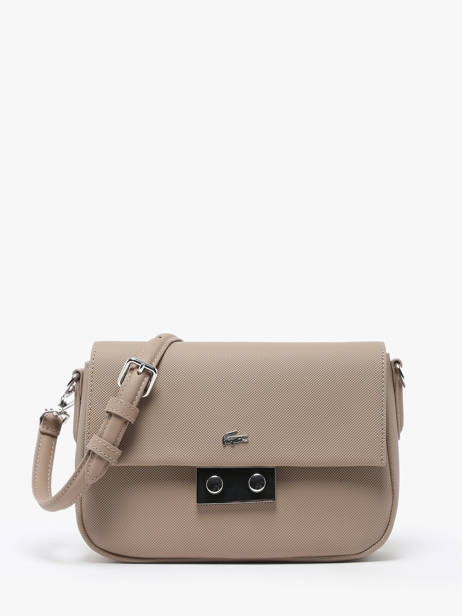 Sac BandouliÃ¨re Daily City Lacoste Beige daily city NF4757DZ