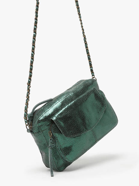 Sac Bandouliere Naina Cuir Pieces Vert naina 17063358 vue secondaire 2