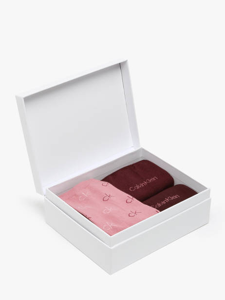 Chaussettes Calvin klein jeans Violet socks women 71229444 vue secondaire 3