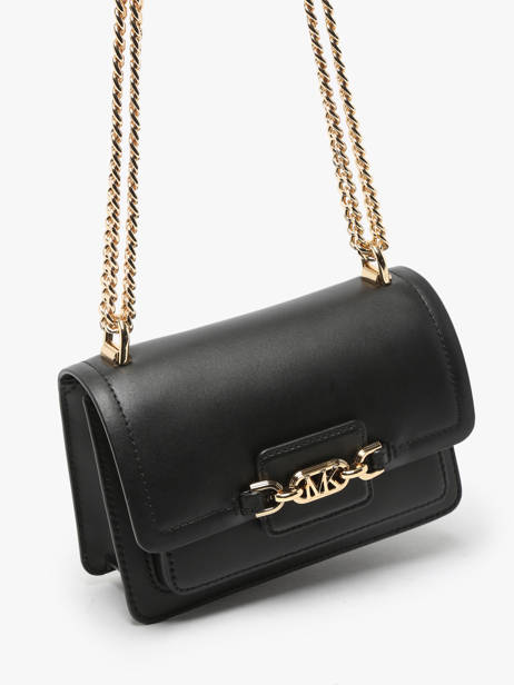 Sac BandouliÃ¨re Heather Cuir Michael kors Noir heather S2G7HC0L vue secondaire 2