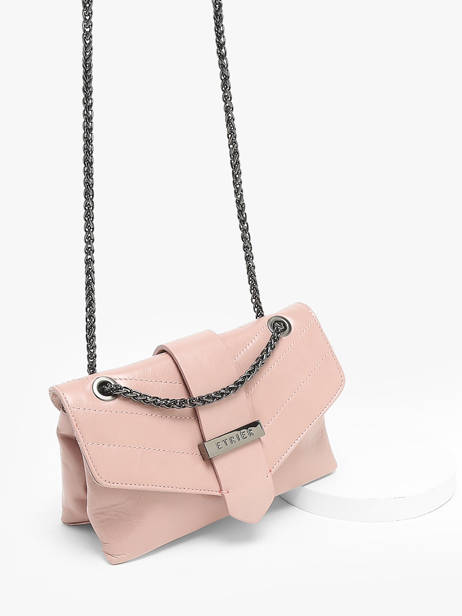 Sac BandouliÃ¨re Jana Amour Cuir Etrier Rose jana amour EJAM002R vue secondaire 2