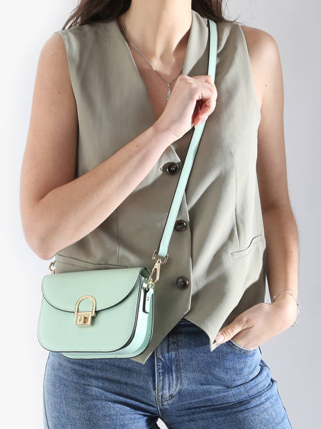 Sac BandouliÃ¨re Altair Cuir Etrier Vert altair EALA081S vue secondaire 1