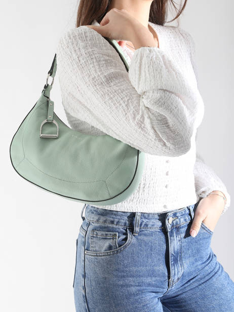 Sac PortÃ© Ã©paule M Altesse Cuir Etrier Vert altesse EALT017M vue secondaire 1