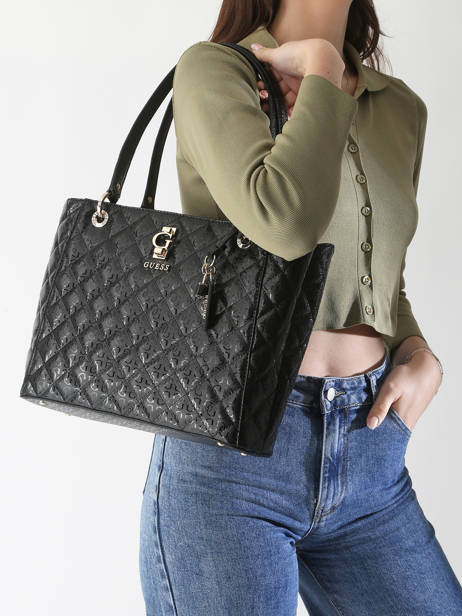 Sac PortÃ© Ã©paule Bessey Guess Noir bessey GG952225 vue secondaire 1
