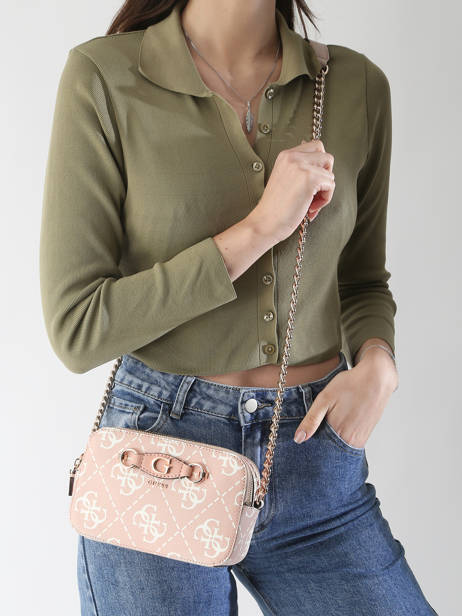 Sac BandouliÃ¨re Izzy Guess Beige izzy OQ865414 vue secondaire 1