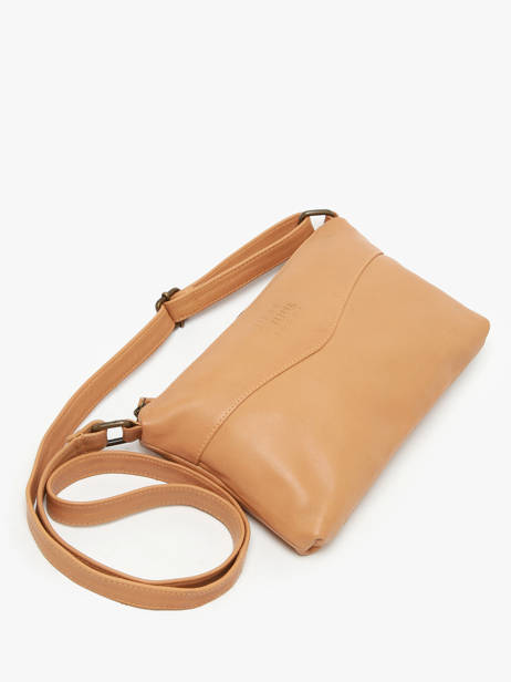 Sac BandouliÃ¨re Cow Cuir Basilic pepper Marron cow BCOW68 vue secondaire 2