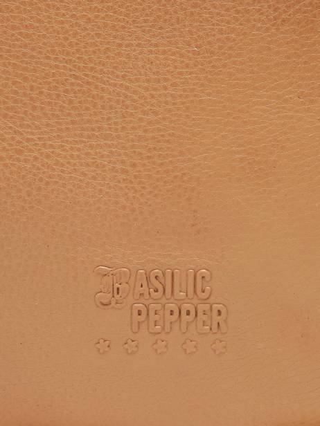 Sac BandouliÃ¨re Cow Cuir Basilic pepper Marron cow BCOW68 vue secondaire 5