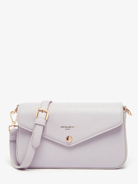 Sac Bandoulière Saffiano David jones Violet saffiano CM6120H