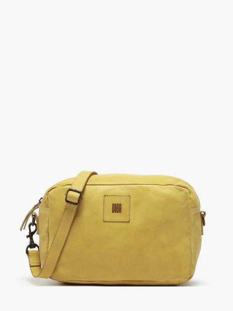 Sac Bandoulière Heritage Cuir Biba Jaune heritage BT24