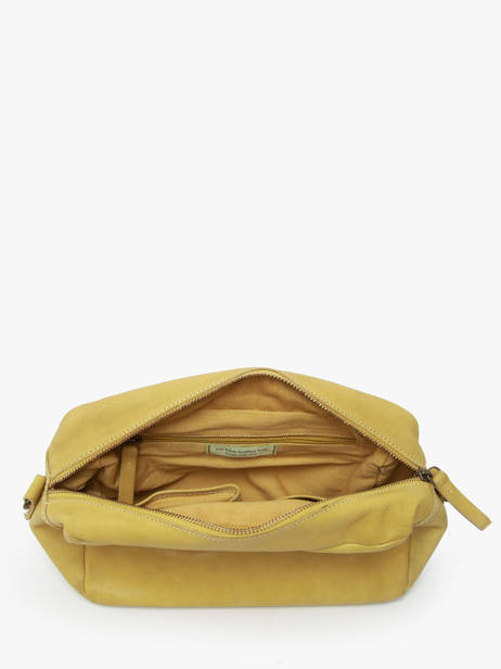 Sac Bandoulière Heritage Cuir Biba Jaune heritage BT24 vue secondaire 3