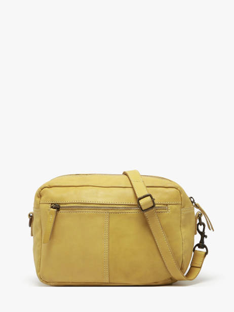 Sac Bandoulière Heritage Cuir Biba Jaune heritage BT24 vue secondaire 4