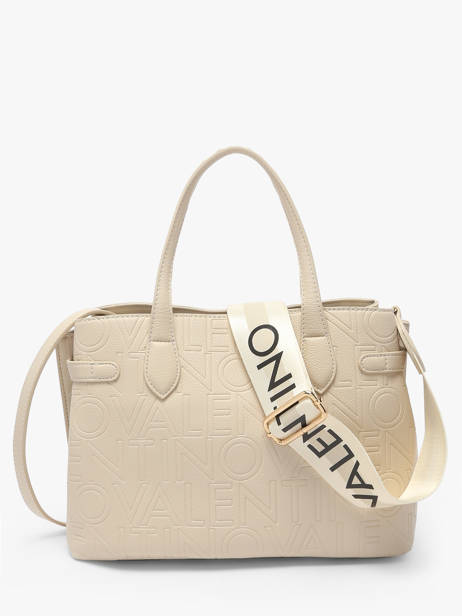 Sac PortÃ© Main Pansy Valentino Blanc pansy VBS8PG04 vue secondaire 4