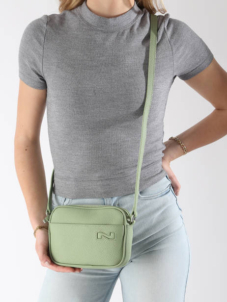 Sac BandouliÃ¨re N City Cuir Nathan baume Vert n city 6 vue secondaire 1