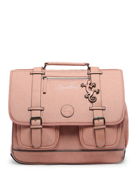 Cartable 3 Compartiments Cameleon Rose vintage color VIC-CA41 vue secondaire 7