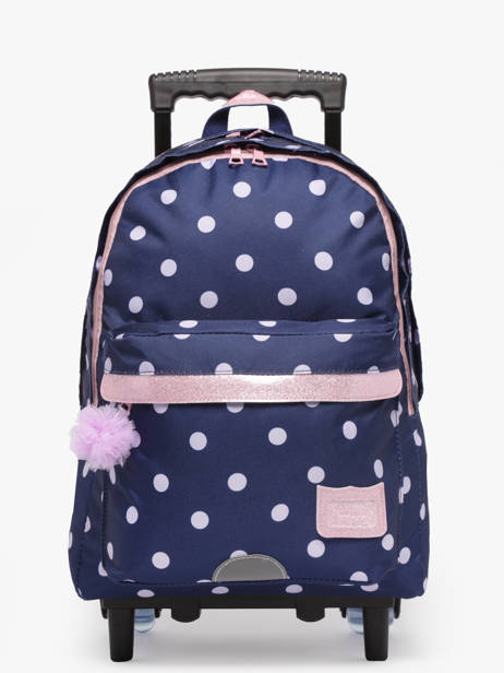 Sac A Dos Ã  Roulettes 2 Compartiments Tann's Bleu les fantaisies f 73325