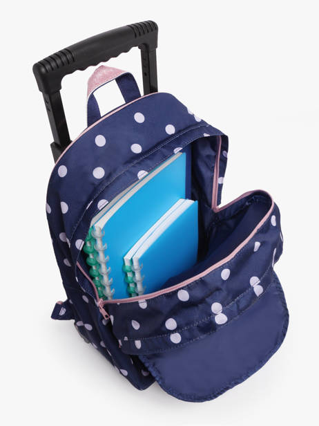 Sac A Dos Ã  Roulettes 2 Compartiments Tann's Bleu les fantaisies f 73325 vue secondaire 3