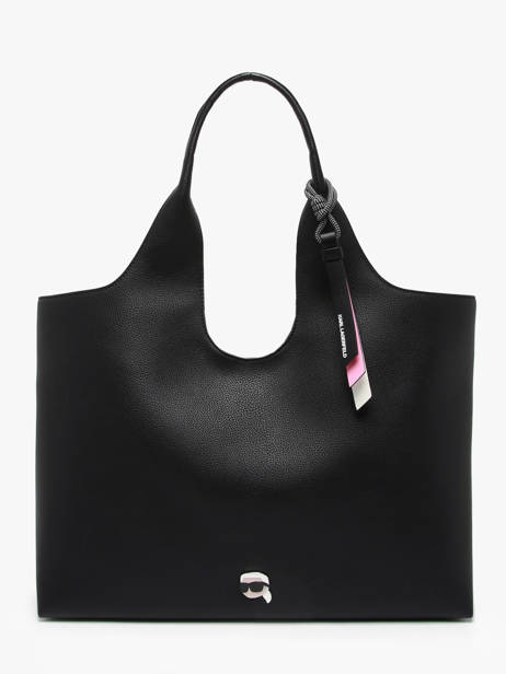 Sac PortÃ© Ã©paule K Ikon Polyurethane Karl lagerfeld Noir k ikon A3W30096