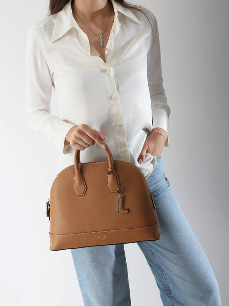 Sac Ã  Main Belleville Cuir Lancel Marron belleville A13736 vue secondaire 1