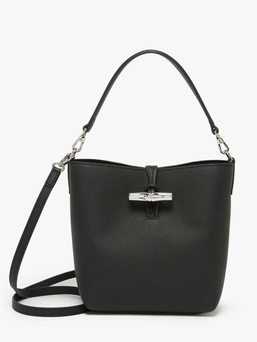 Longchamp Le roseau Sacs porté travers Noir
