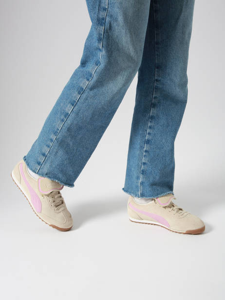 Sneakers En Cuir Puma Blanc women 40378001 vue secondaire 1