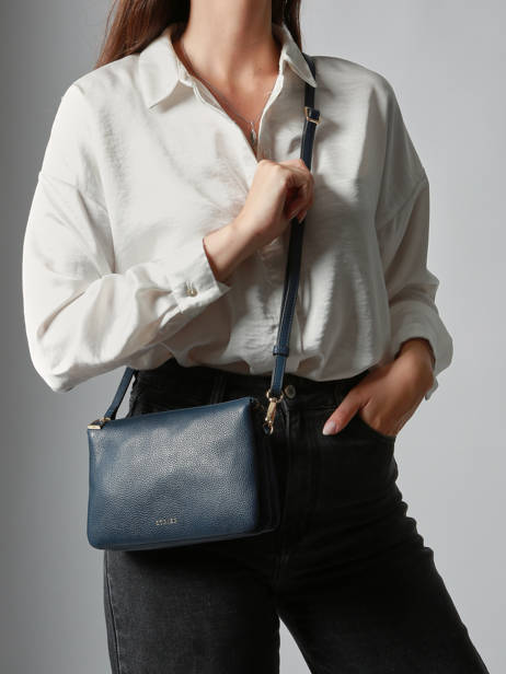 Sac BandouliÃ¨re Tradition Cuir Etrier Bleu tradition ETRA0143 vue secondaire 1