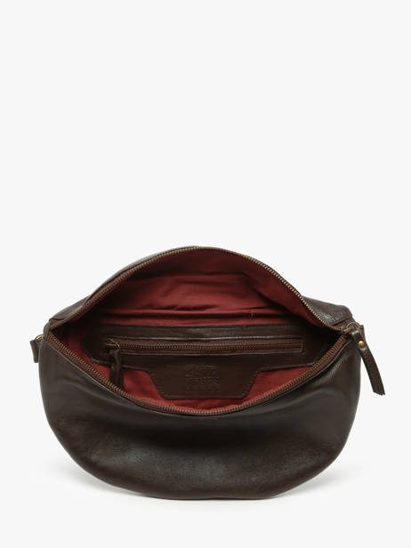 Sac Banane Cow Cuir Basilic pepper Marron cow BCOW54 vue secondaire 3