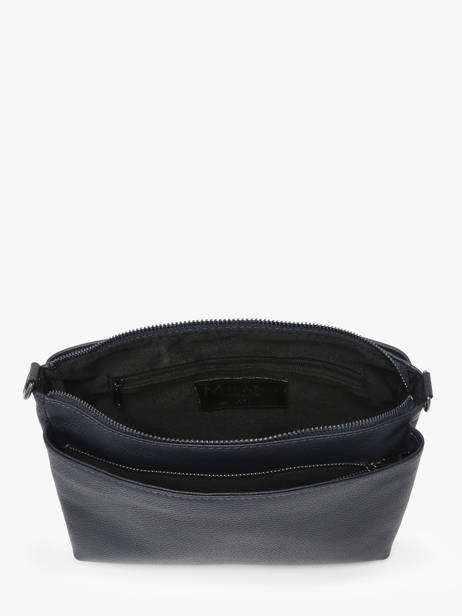 Sac Bandoulière Caviar Cuir Milano Bleu caviar CA25066 vue secondaire 3