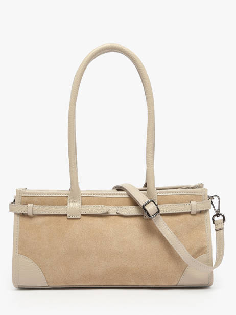 Sac Porté épaule Velvet Caviar Cuir Milano Beige velvet caviar VC25062 vue secondaire 4