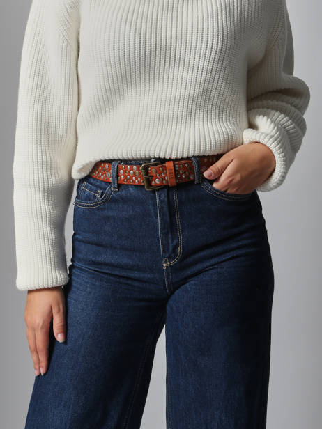 Ceinture Biba Marron accessoires LOS1A vue secondaire 1
