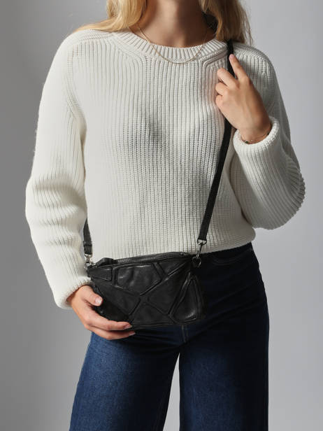 Sac Porté épaule Heritage Cuir Biba Noir heritage DON1L vue secondaire 1