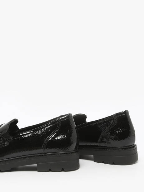 Mocassins En Cuir Remonte Noir women 2 vue secondaire 3