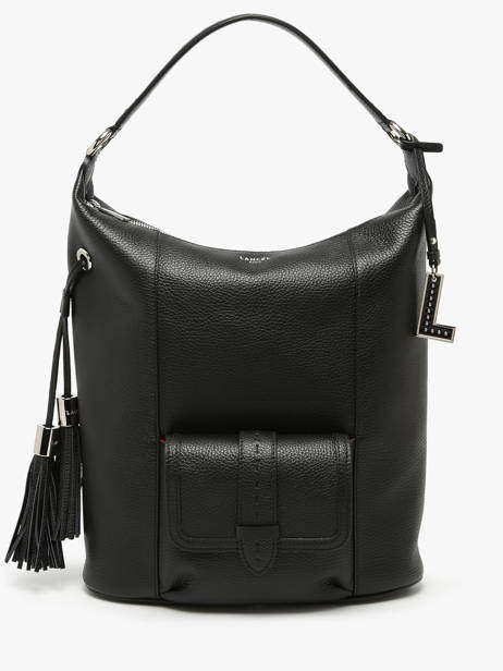 Sac Porté épaule Premier Flirt Cuir Lancel Noir premier flirt A13789