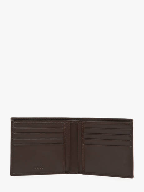 Portefeuille Smooth Cuir Hugo boss Marron smooth HLW403Y vue secondaire 1