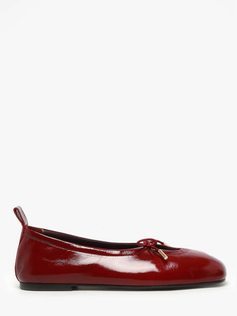 Ballerines En Cuir Alohas Rouge women 10077602