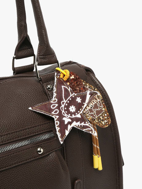 Bijoux De Sac Fifille club Marron bandanas COU vue secondaire 1