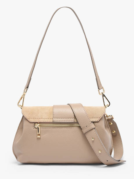 Sac Porté Main Velvet Caviar Cuir Milano Beige velvet caviar VC25114 vue secondaire 4