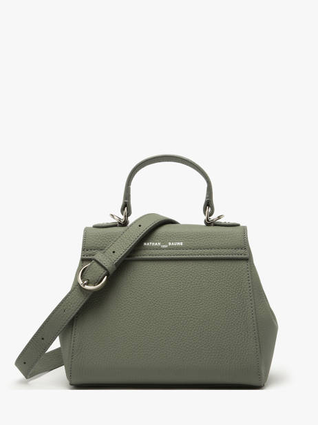 Sac Porté Main Yumi Mandala Cuir Nathan baume Vert mandala 4M vue secondaire 5